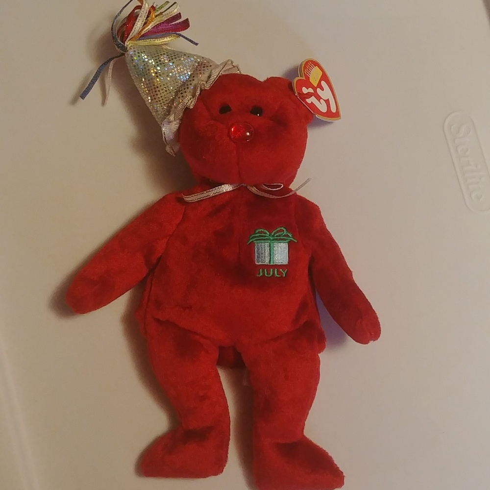**5 for $20 July Birthday Beanie Baby